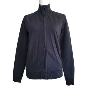 Aritzia Tna Cascade Zip-up Sweatshirt in Black